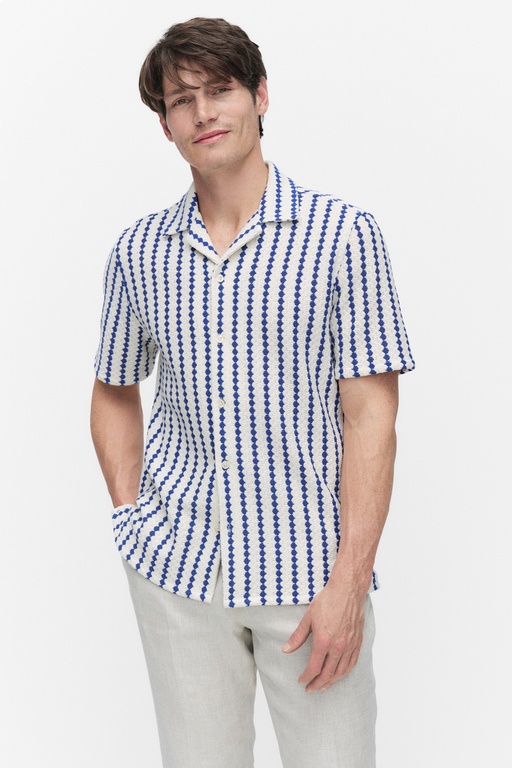 Denis resort shirt Denis resort shirt BLUE STRIPE