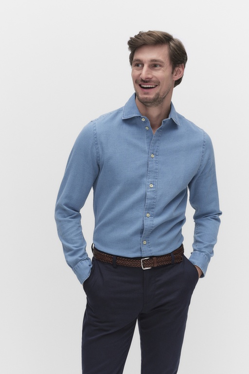Claude shirt LIGHT BLUE WASH
