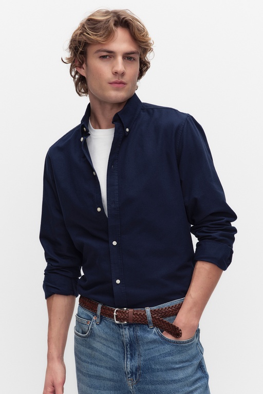 Ethan oxford shirt NAVY BLAZER