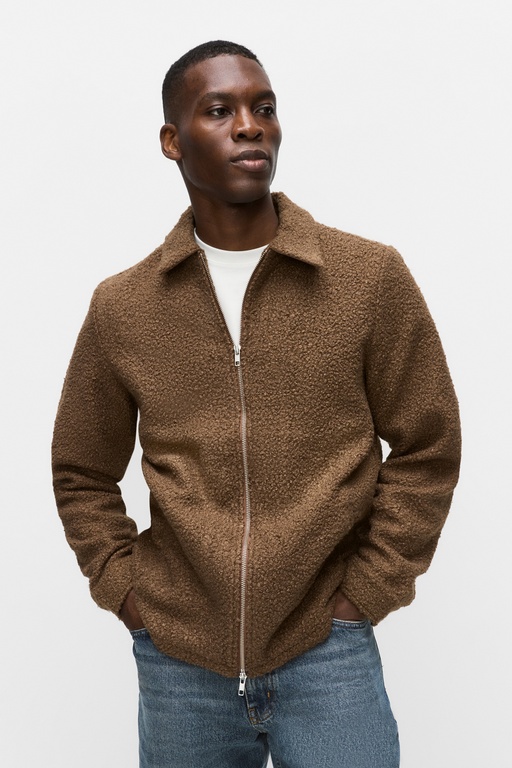 Fred boucle overshi Fred boucle overshi BROWN