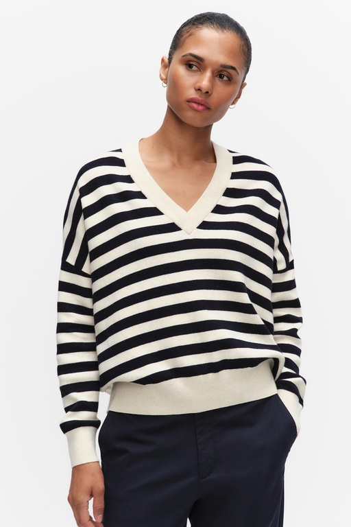 Fosteriw v-neck Fosteriw v-neck MARINE STRIPE
