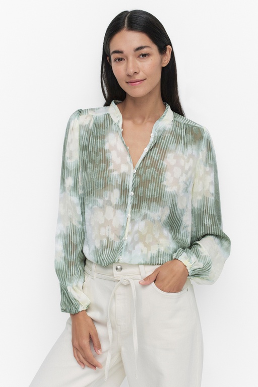 Cielleiw shirt Cielleiw shirt GREEN FLORALS
