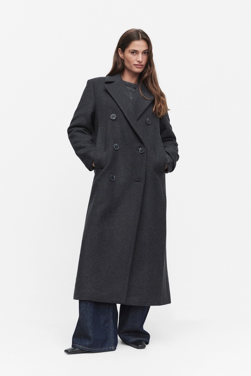 Yunahiw long coat Yunahiw long coat DARK GREY MEL