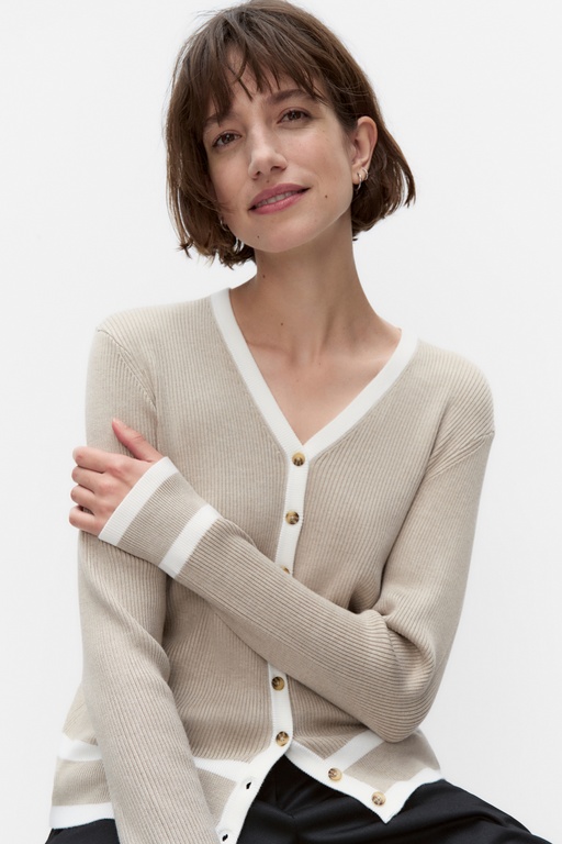 Leenahiw cardigan Leenahiw cardigan GREY VANILLA