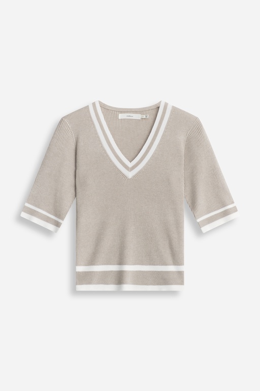 Leenahiw v-neck GREY VANILLA