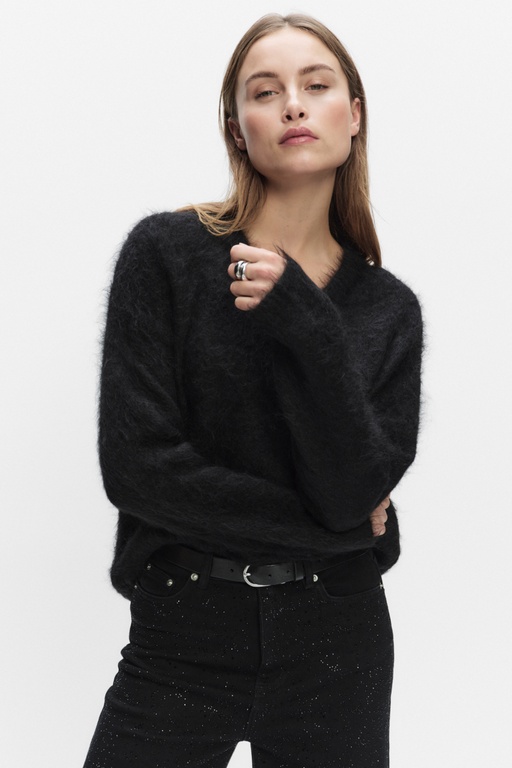 Telloiw pullover BLACK