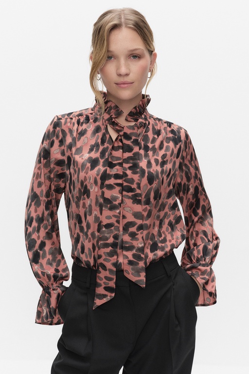 Gracieiw prin blouse ROSE PAINT DOT