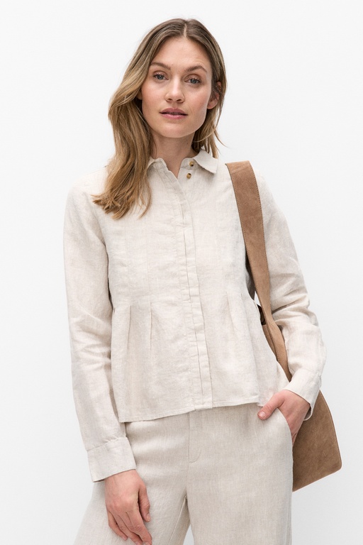 Dilanaiw shirt ECRU MELANGE