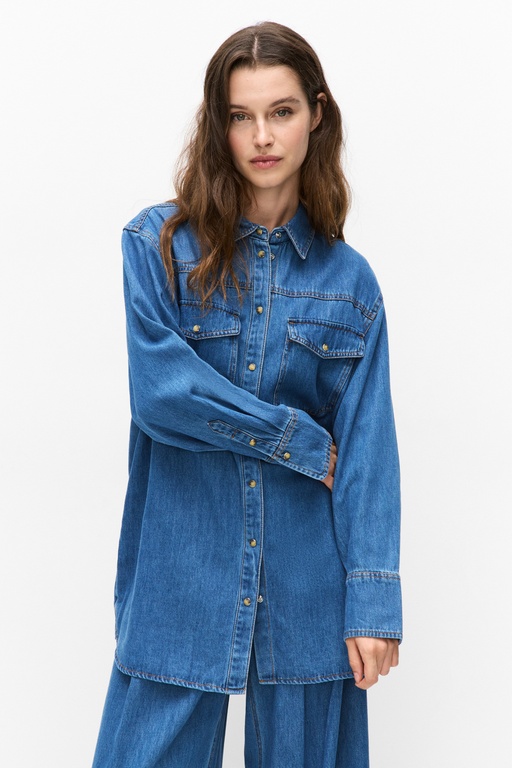 Hiroiw shirt Hiroiw shirt WASHED DENIM