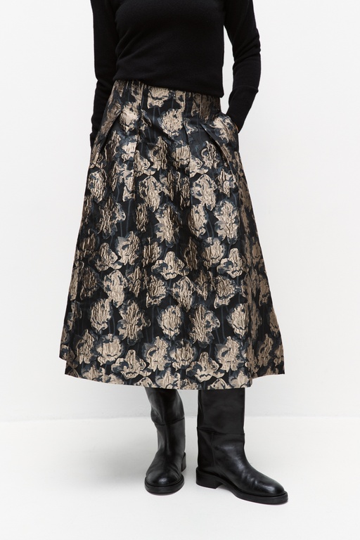 Yancieiw skirt FLOWER JACQUARD