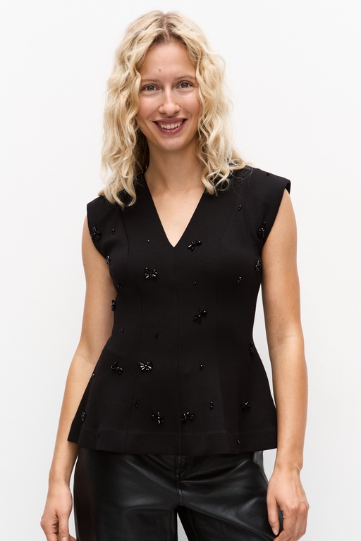 Bayaiw vincent top BLACK SEQUINS