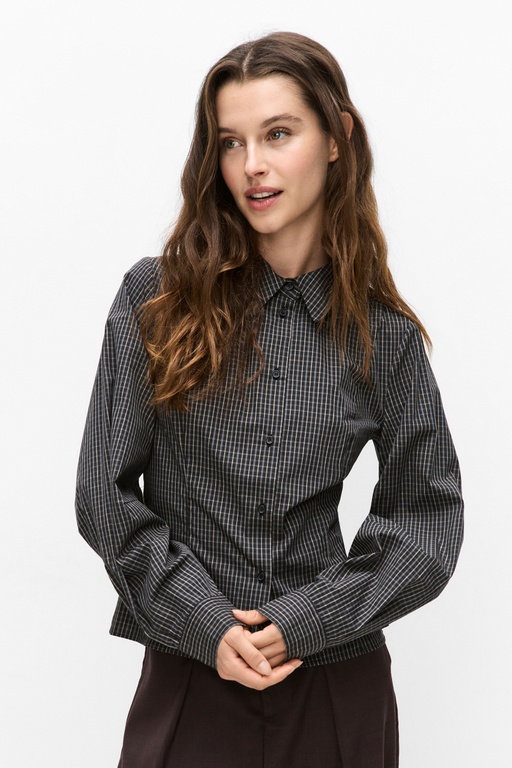 Millesiw shirt BLACK CHECK