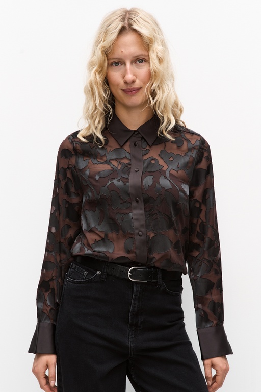 Orioniw shirt CHOCOLATE BROWN
