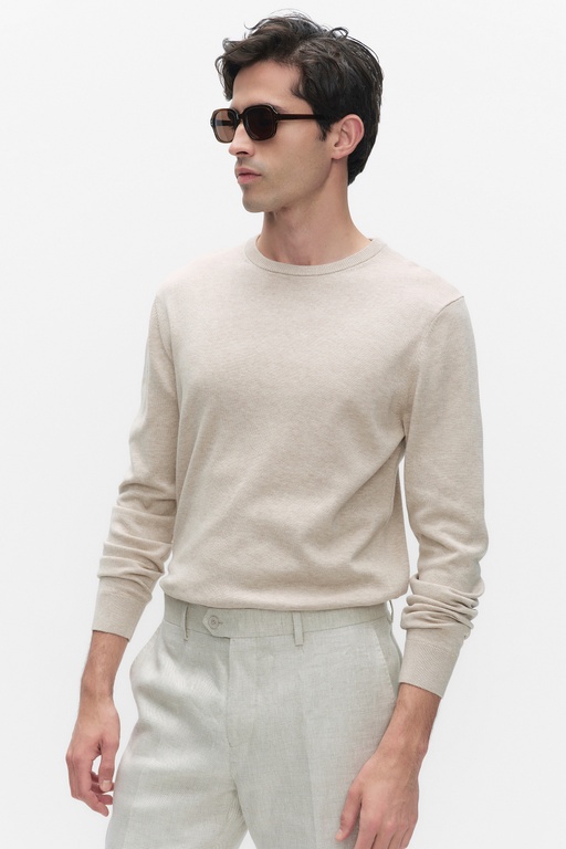 Menton knitted sweater LT BEIGE