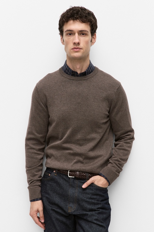 Menton knitted sweater TAUPE MEL