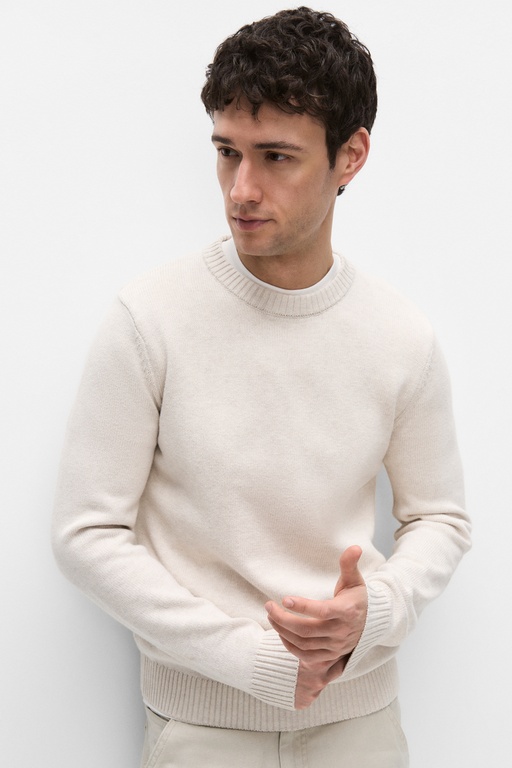 Lanegan crew neck LIGHT BEIGE