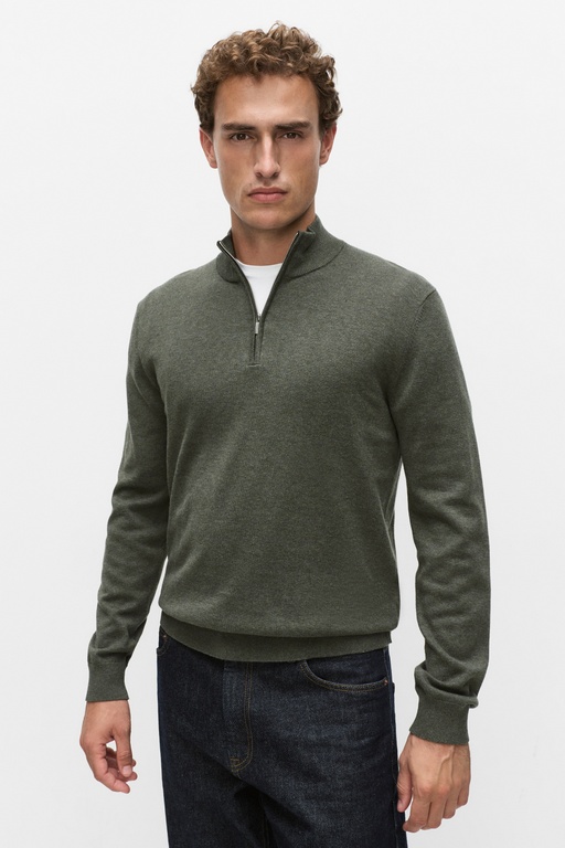 Menton half zip GREEN