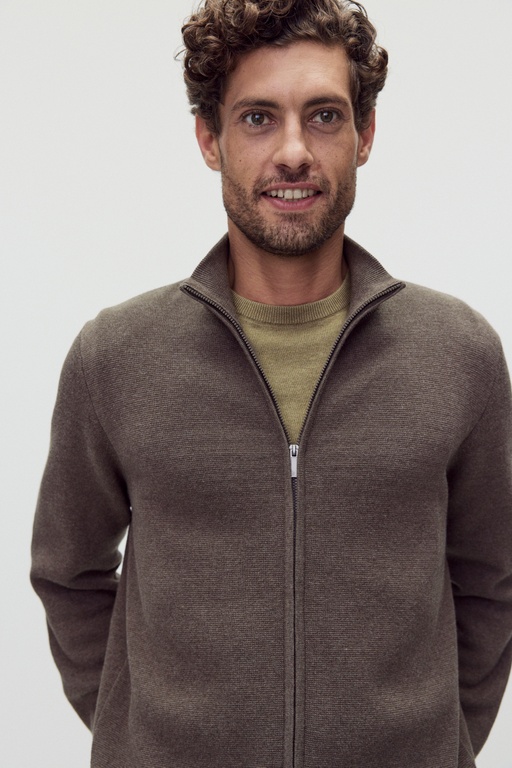 Roman zip cardigan Roman zip cardigan MOLE MELANGE