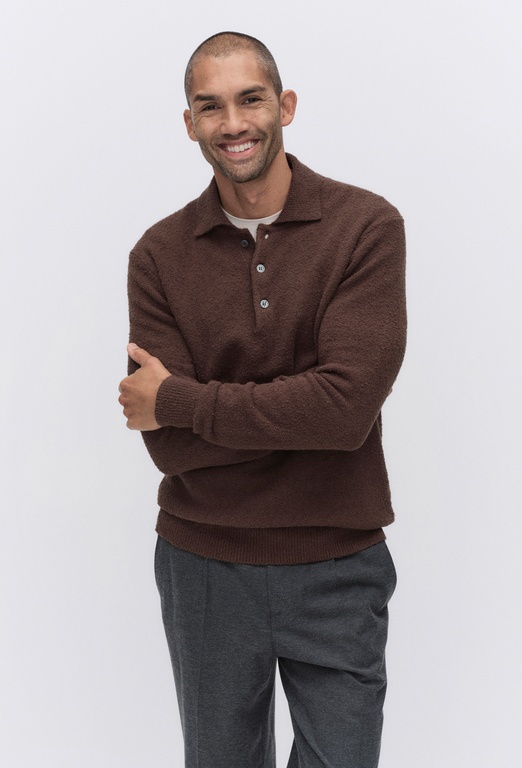 Boyd polo shirt TAUPE