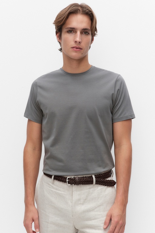 Core roundneck DUSTY GREEN