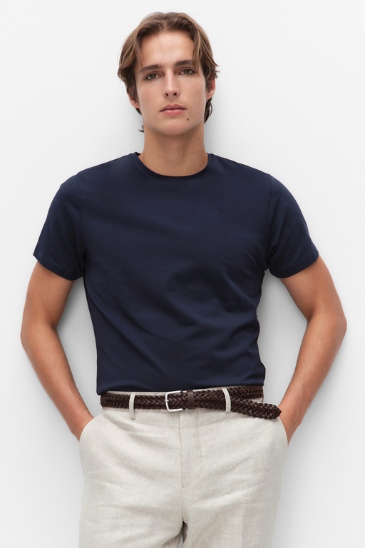 Core solid o-neck Core solid o-neck DARK SAPPHIRE