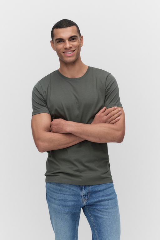 Aidan basic tee Aidan basic tee DARK GREEN