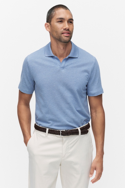 Vincent pique DUSTY BLUE MEL
