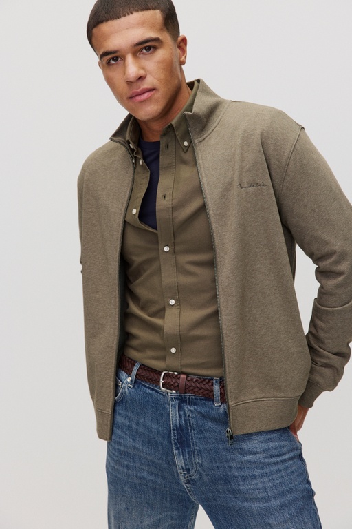August zip cardigan August zip cardigan TAUPE