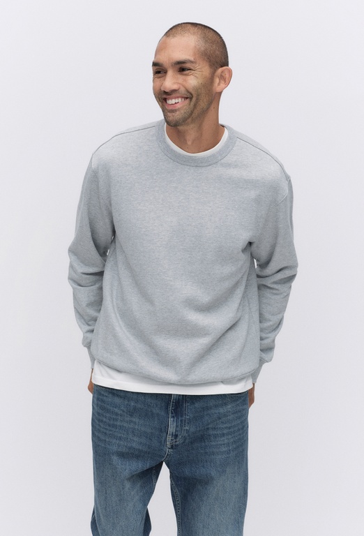 Elis sweatshirt GREY MELANGE