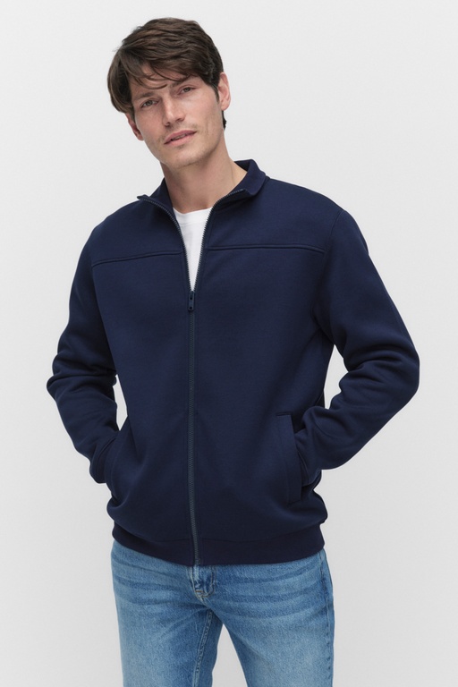 Atle track jacket NAVY
