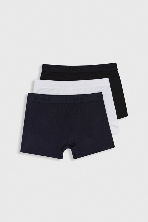 3p lyocell boxer brief BLACKWHITENAVY
