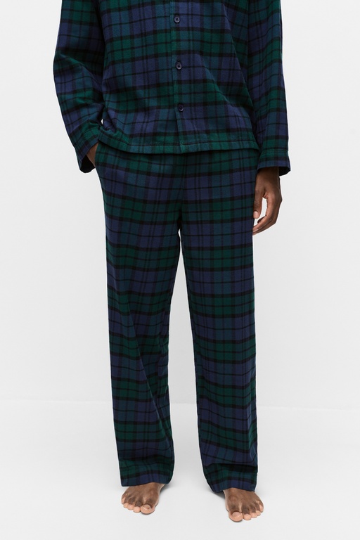 Santino pyjama trouser GREEN CHECK