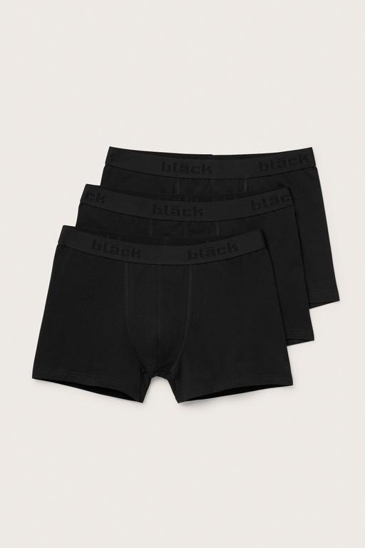 3p cotton boxer brief BLACK