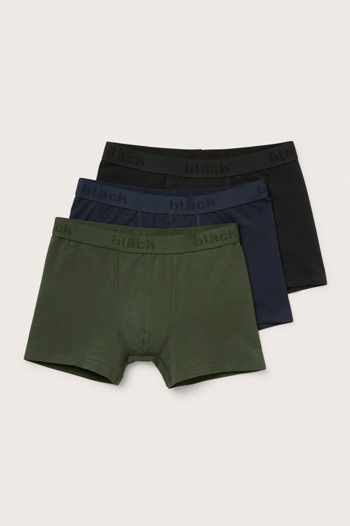 3p cotton boxer brief MULTI GREEN
