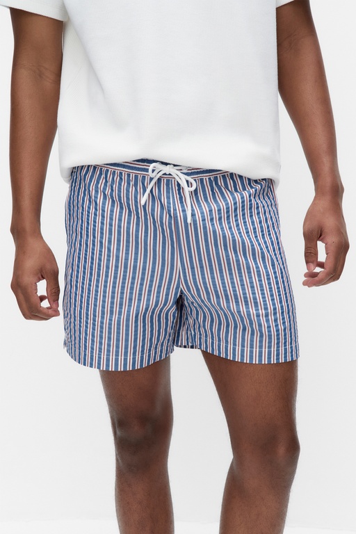 Michael swim shorts RED BLUE STRIPE