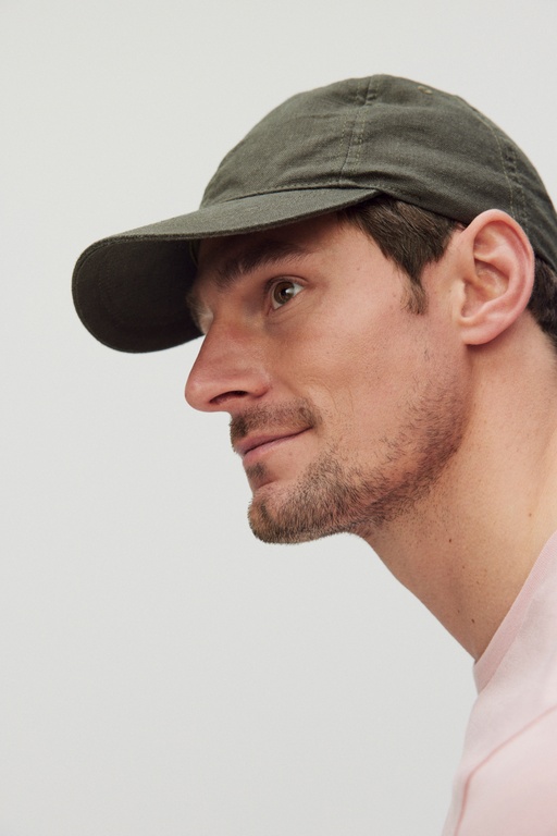 Parker linen cap Parker linen cap GREEN