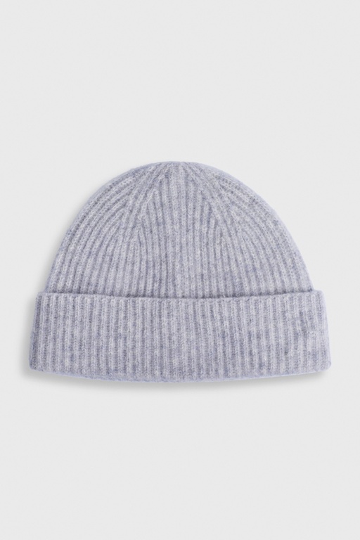 Terry wool beanie LT GREY MELANGE
