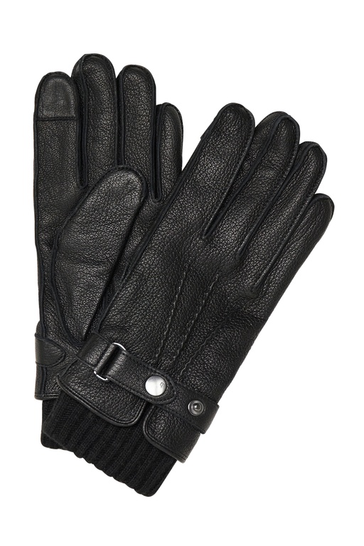 Steven leather glove Steven leather glove BLACK