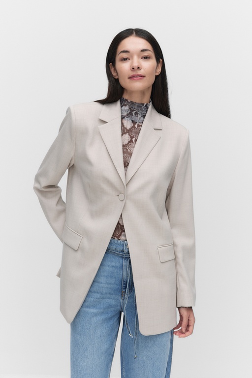 Franka blazer BEIGE MELANGE