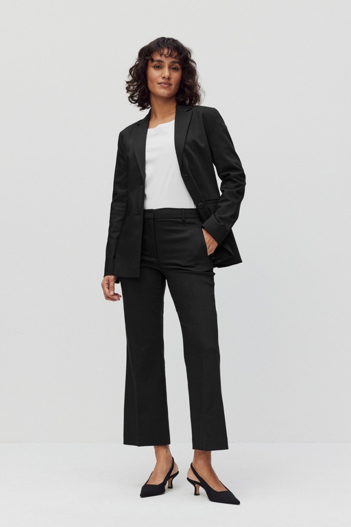 Desi cropped flare trs Desi cropped flare trs BLACK