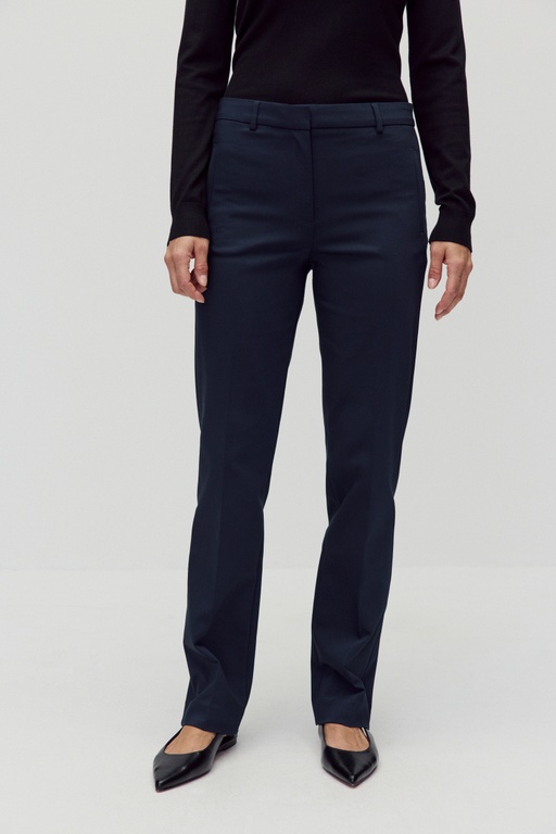 Desi straight trousers NAVY