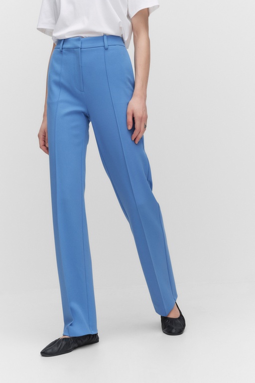 Petra straight trousers Petra straight trousers MID BLUE