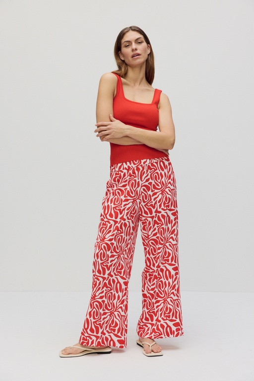 Thora trousers RED PRINT