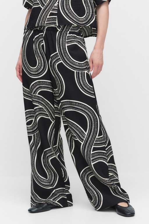 Gaia trousers BLACK PRINT