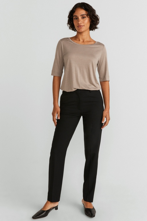 Karen slim trousers BLACK