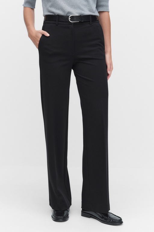 Petra wide trousers BLACK