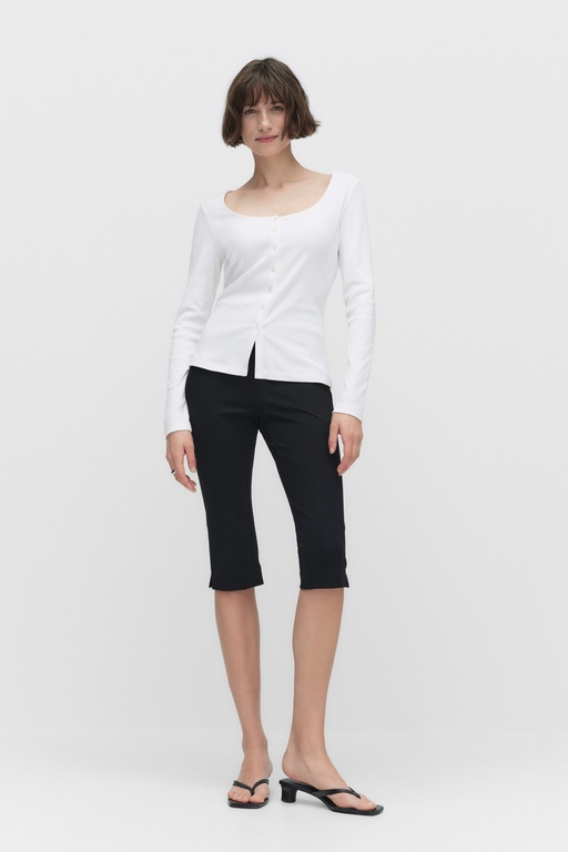 Hannah capri trousers BLACK
