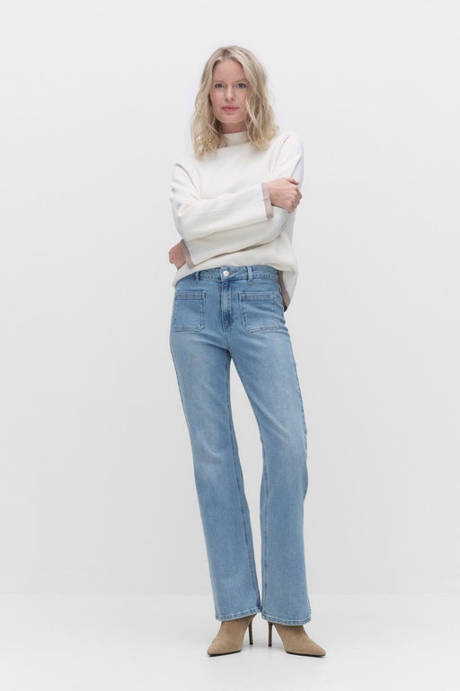 Lulu denim trousers LIGHT BLUE WASH