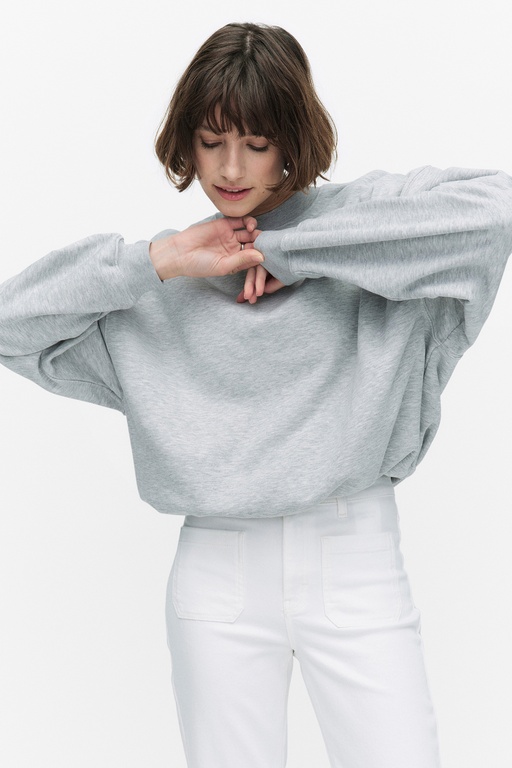 Abadell sweat GREY MELANGE