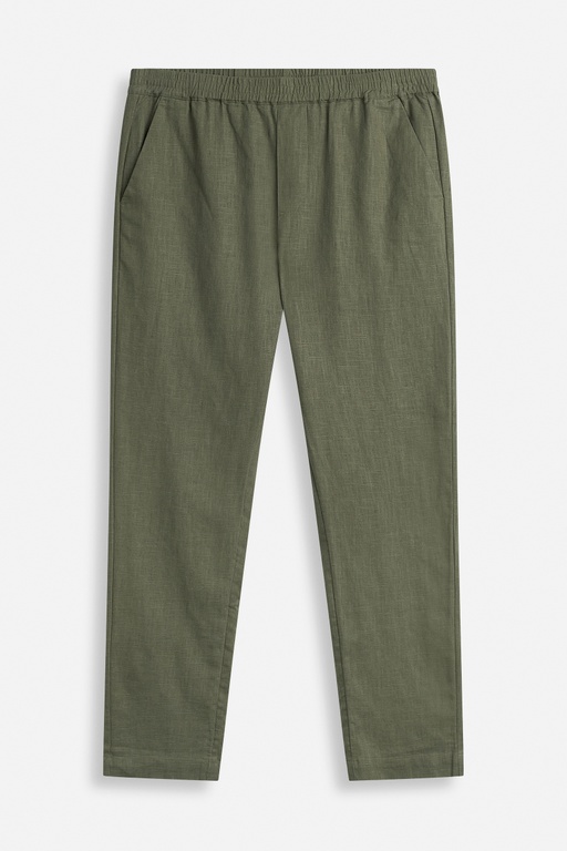 Harlow linen trouser GREEN